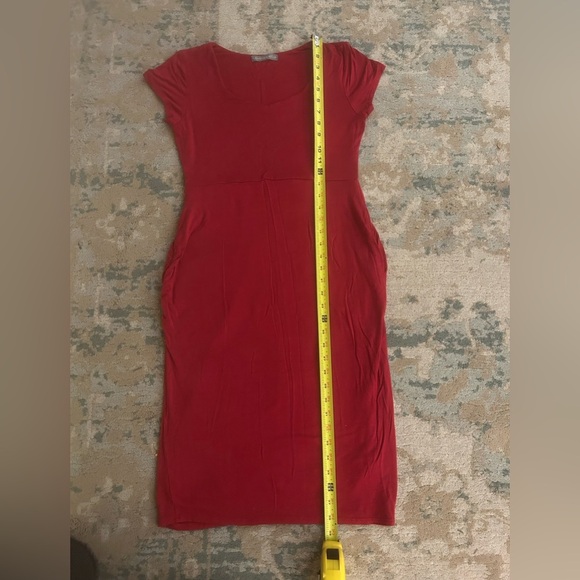 maternity dress red Size M - Picture 8 of 11